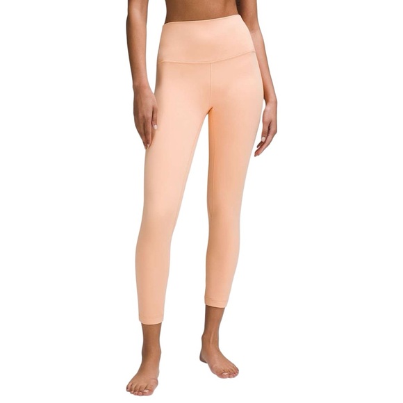LULULEMON Align High-Rise Pant 25” in Peach Bellini - Picture 2 of 12